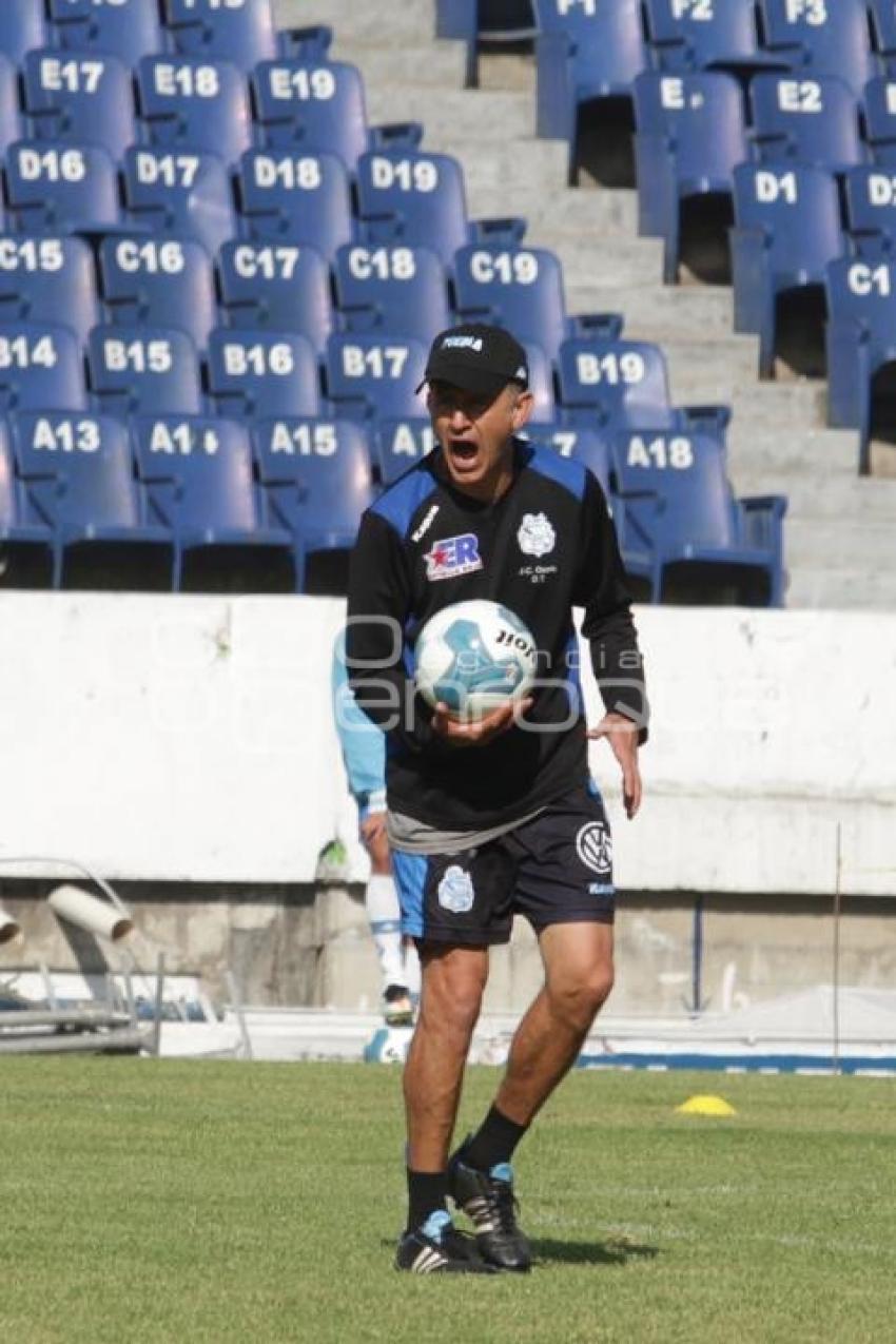 ENTRENAMIENTO PUEBLA FC . JUAN CARLOS OSORIO