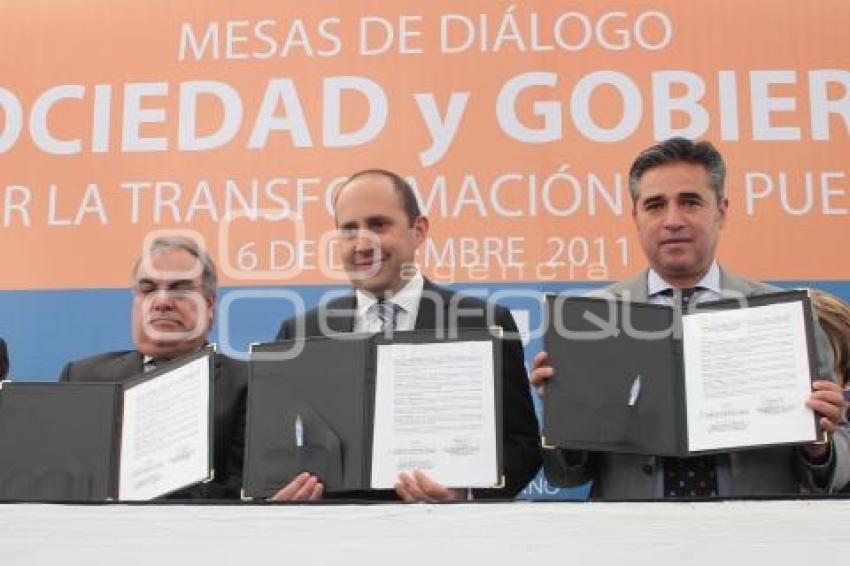 MESAS DE DIALOGO SOCIEDAD Y GOBIERNO.