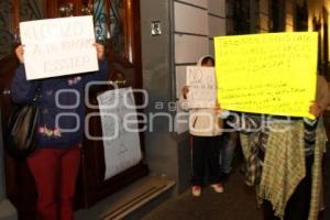 MANIFESTACIÓN CONTRA LEY DE ISSSTEP