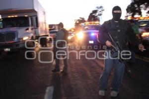 POLICIA MINISTERIAL ENFRENTA A PRESUNTOS SECUESTRADORES