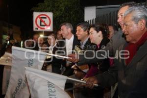 INAUGURAN 49 PONIENTE . CONCRETO HIDRÁULICO