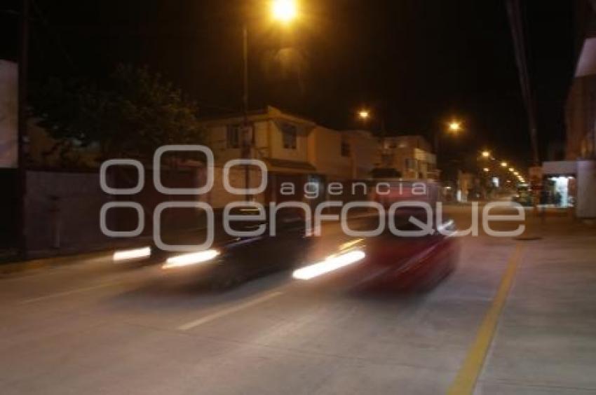 INAUGURAN 49 PONIENTE . CONCRETO HIDRÁULICO