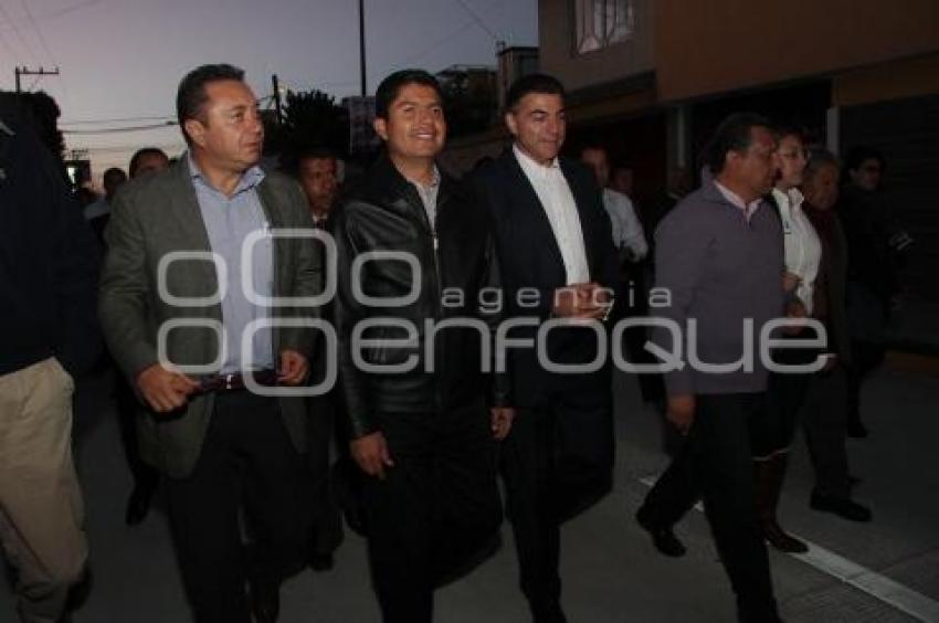 INAUGURAN 49 PONIENTE . CONCRETO HIDRÁULICO