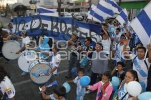 AFICIONADOS DEL PUEBLA DE LA FRANJA, PIDEN PERMANENCIA DEL EQUIPO EN LA CIUDAD.