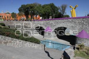 EDUARDO RIVERA SUPERVISA LA IMAGEN URBANA DEL BARRIO DE ANALCO.