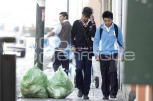 BASURA EN EL CENTRO