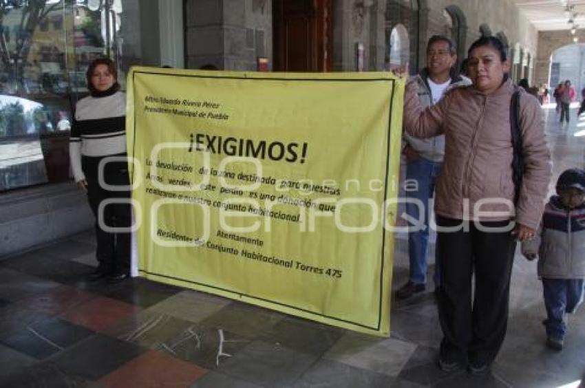 VECINOS DE TORRES 475 DEMANDAN ÁREA VERDE