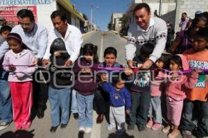 INAUGURAN CALLES EN ARTÍCULO PRIMERO