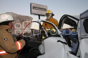 MUERE HOMBRE PRENSADO EN VIA ATLIXCAYOTL