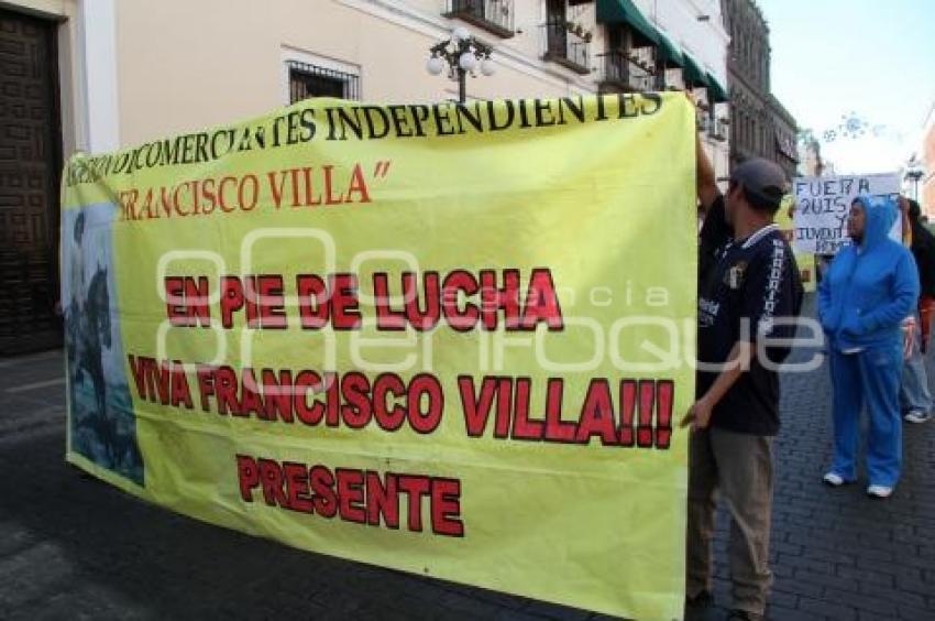 MANIFESTACIÓN COMERCIANTES SAN MARTÍN