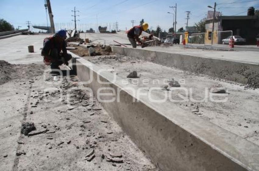 OBRAS DISTRIBUIDOR IGNACIO ZARAGOZA Y AUTOPISTA MÉXICO PUEBLA