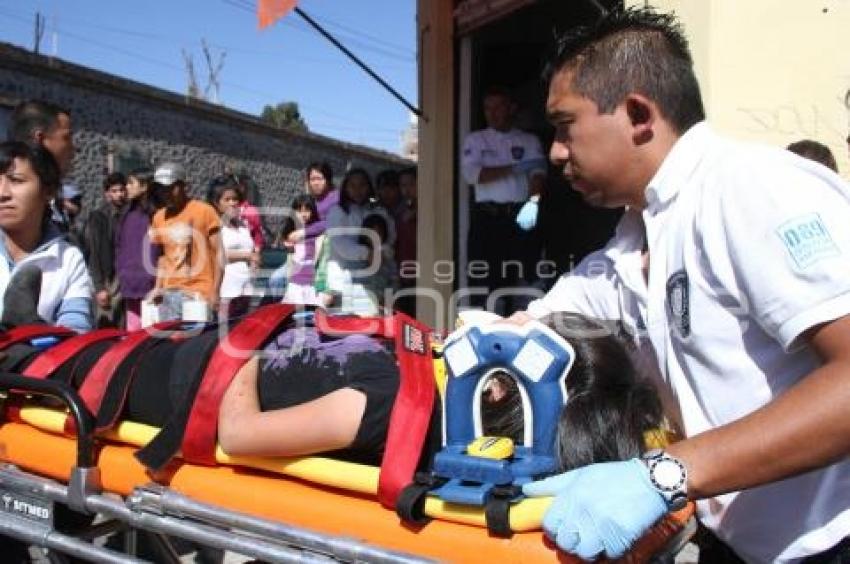 TRES LESIONADOS FUE EL SALDO DE UN CHOQUE