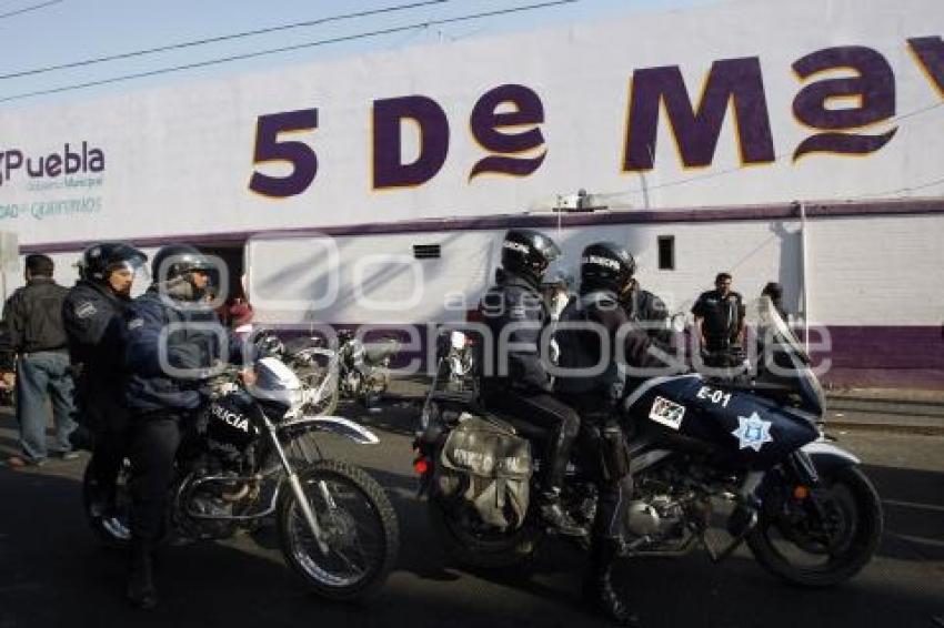 OPERATIVO . AMBULANTES . MERCADO 5 DE MAYO