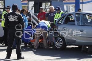 ACCIDENTE EN CASETA . ATLIXCAYOTL