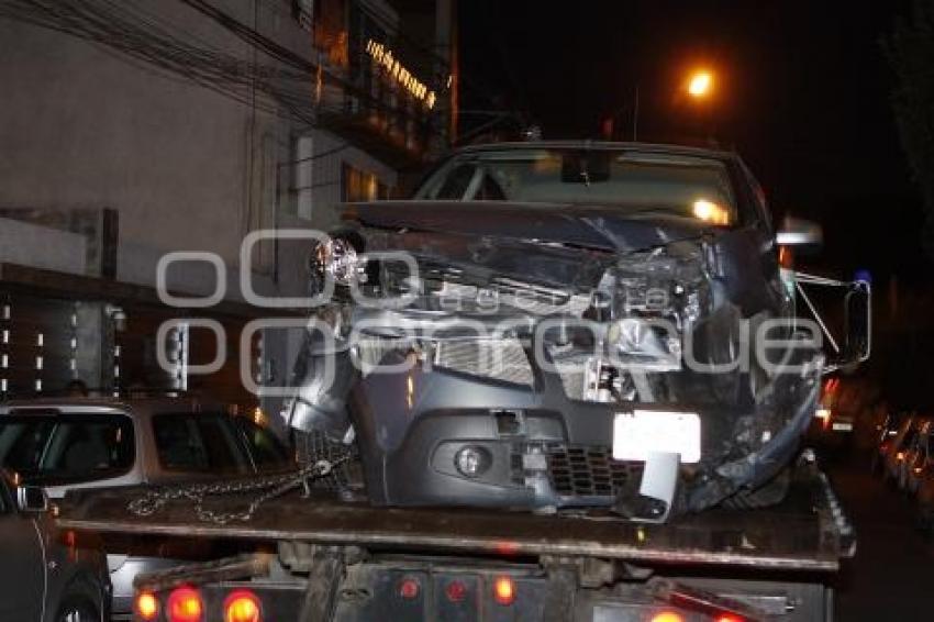 ACCIDENTE . CAMIONETA DE VALORES