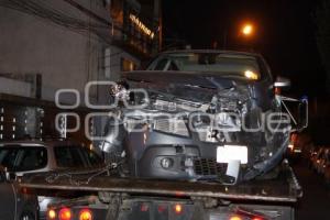 ACCIDENTE . CAMIONETA DE VALORES