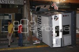 ACCIDENTE . CAMIONETA DE VALORES
