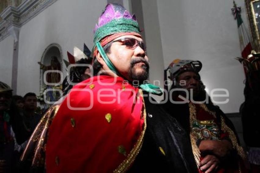 DANZANTES DE SAN BALTAZAR CAMPECHE RECIBEN BENDICIÓN