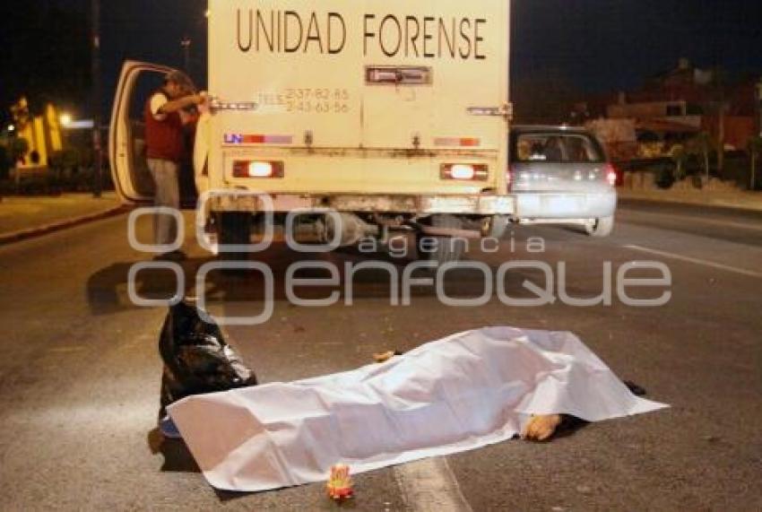 MUERE ATROPELLADA MUJER TERCERA EDAD