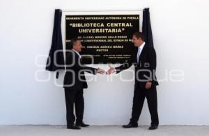 INAUGURACIÓN BIBLIOTECA CENTRAL BUAP