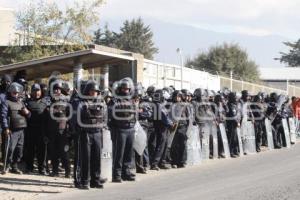 ENFRENTAMIENTO ENTRE POLICÍA ANTORCHA CAMPESINA