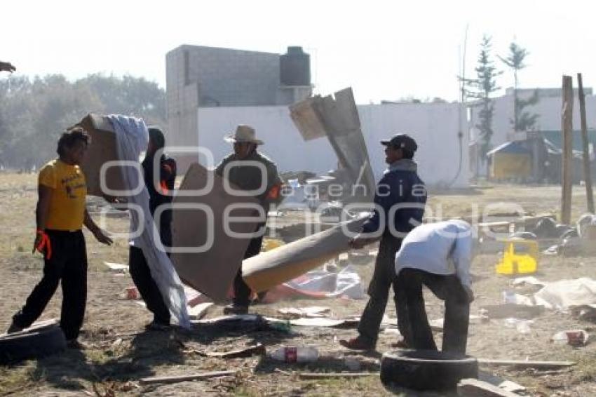 ENFRENTAMIENTO ENTRE POLICÍA ANTORCHA CAMPESINA