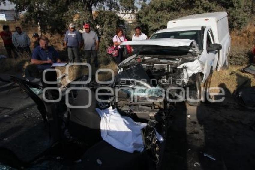 ACCIDENTE EN FEDERAL A TLAXCALA