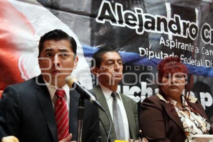 ALEJANDRO CRUZ ASPIRANTE DIPUTADO FEDERAL