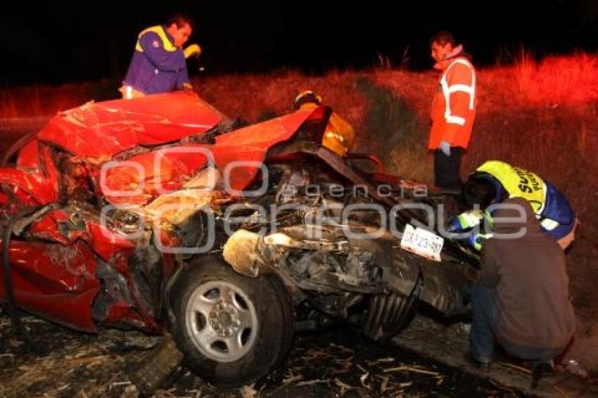 ACCIDENTE FATAL AUTOPISTA PUEBLA- PEROTE