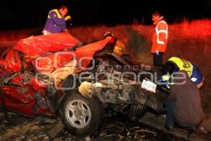 ACCIDENTE FATAL AUTOPISTA PUEBLA- PEROTE