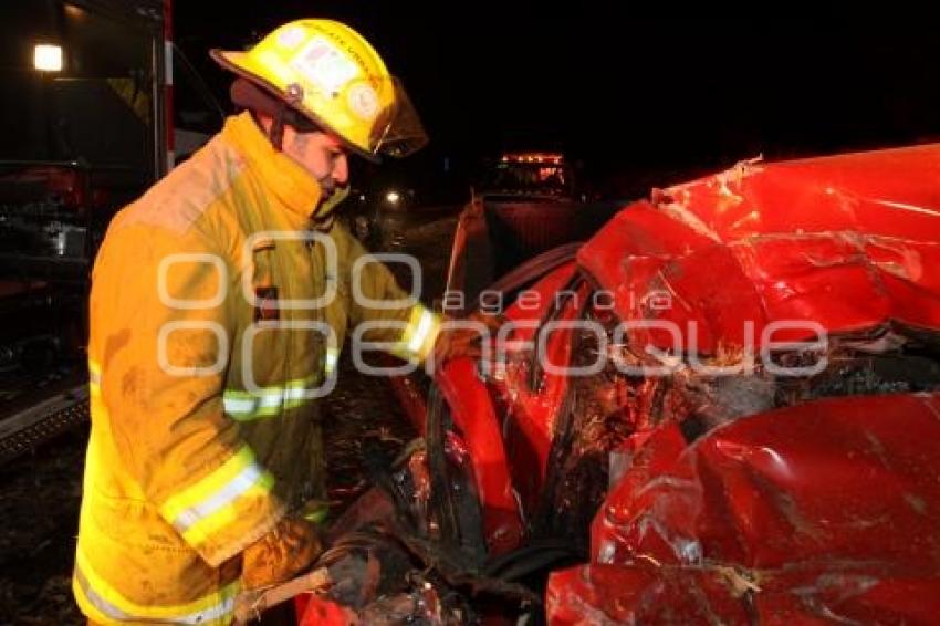 ACCIDENTE FATAL AUTOPISTA PUEBLA- PEROTE