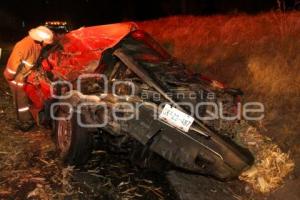 ACCIDENTE FATAL AUTOPISTA PUEBLA-PEROTE