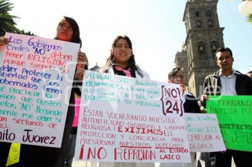 MANIFESTACIÓN CONTRA ARTÍCULO 24