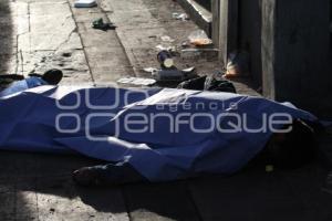 MUERE INDIGENTE EN 10 PONIENTE