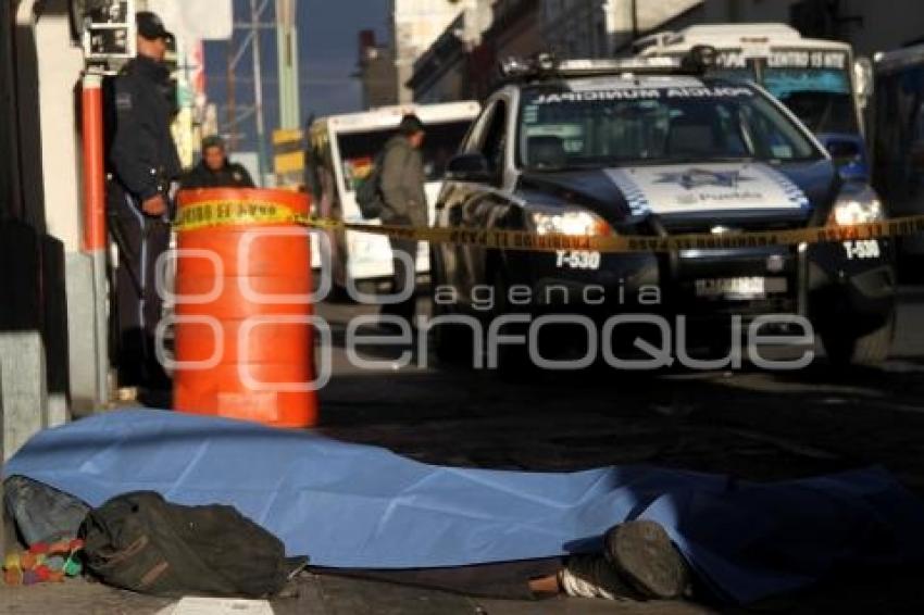 MUERE INDIGENTE EN 10 PONIENTE