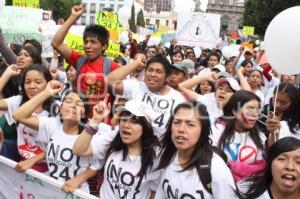 MANIFESTACIÓN PUEBLA LAICA