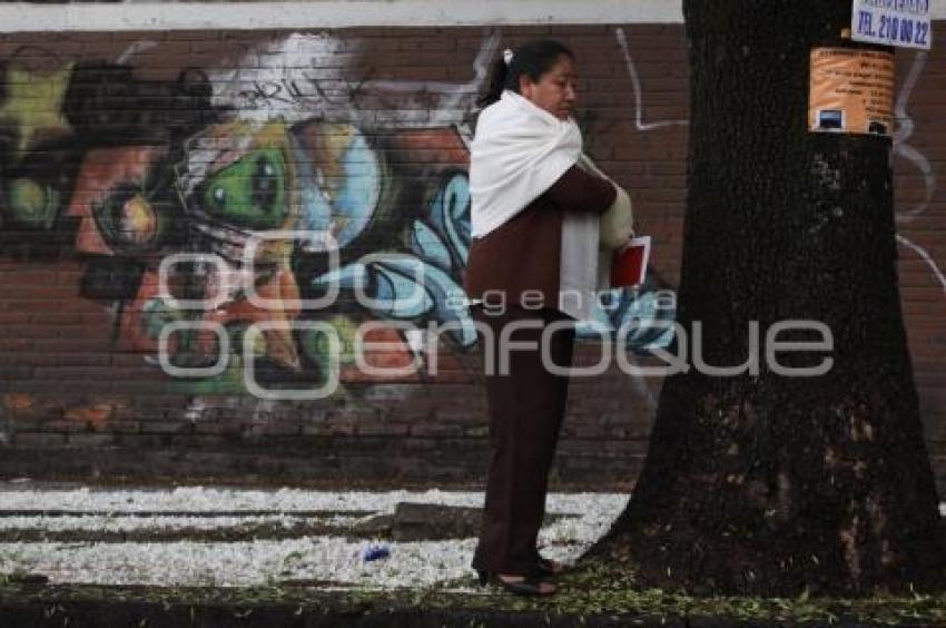 GRANIZO EN EL CENTRO