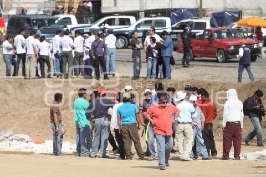 DESALOJO MIEMBROS ANTORCHA CAMPESINA  PREDIO LA RESURRECCIÓN