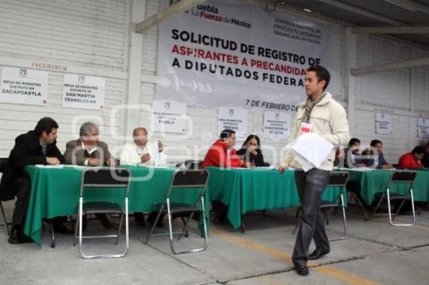 REGISTRO DE PRECANDIDATOS PRI