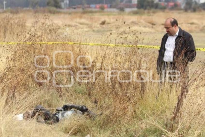 ENCUENTRAN HOMBRE CALCINADO
