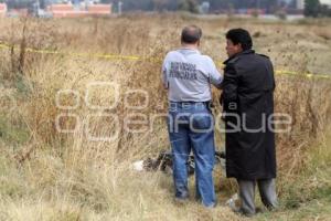 ENCUENTRAN HOMBRE CALCINADO