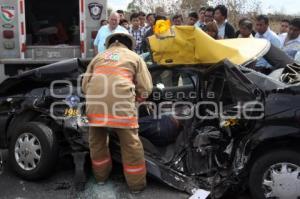 MUERE PRENSADO CONDUCTOR DE TAXI