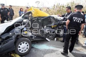 MUERE PRENSADO CONDUCTOR DE TAXI