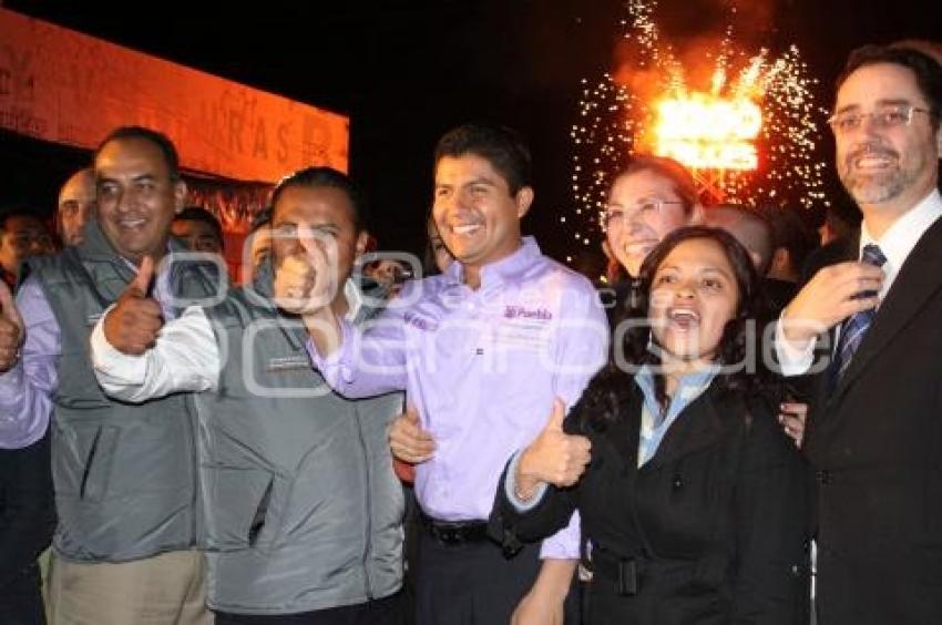 EDUARDO RIVERA INAUGURÓ LA CALLE 1000