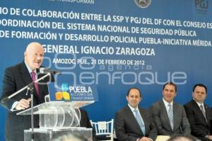 GOBIERNO ESTATAL FIRMÓ COLABORACIÓN CON SSP Y PGJ DEL DF