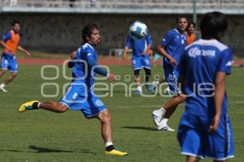 ENTRENAMIENTO PUEBLA DE LA FRANJA. FÚTBOL