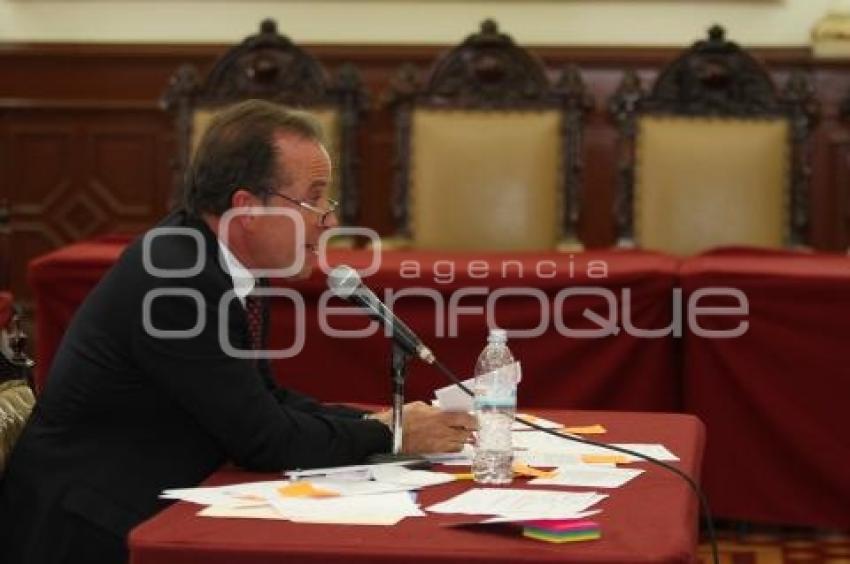 PEDRO OCEJO TARNO COMPARECE EN EL AYUNTAMIENTO