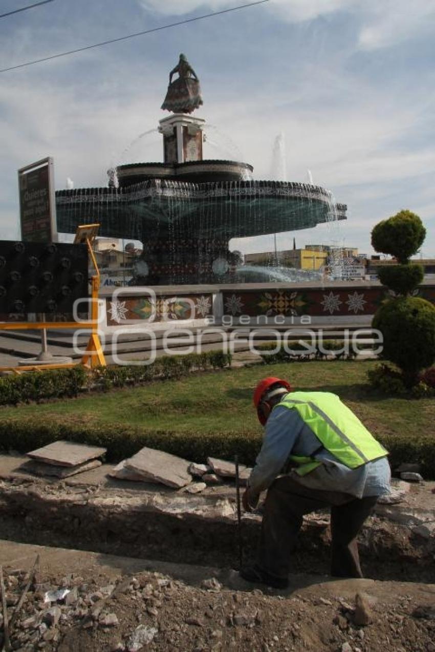 OBRAS DEL METROBÚS EN LA CHINA POBLANA