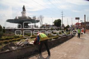 OBRAS DEL METROBÚS EN LA CHINA POBLANA