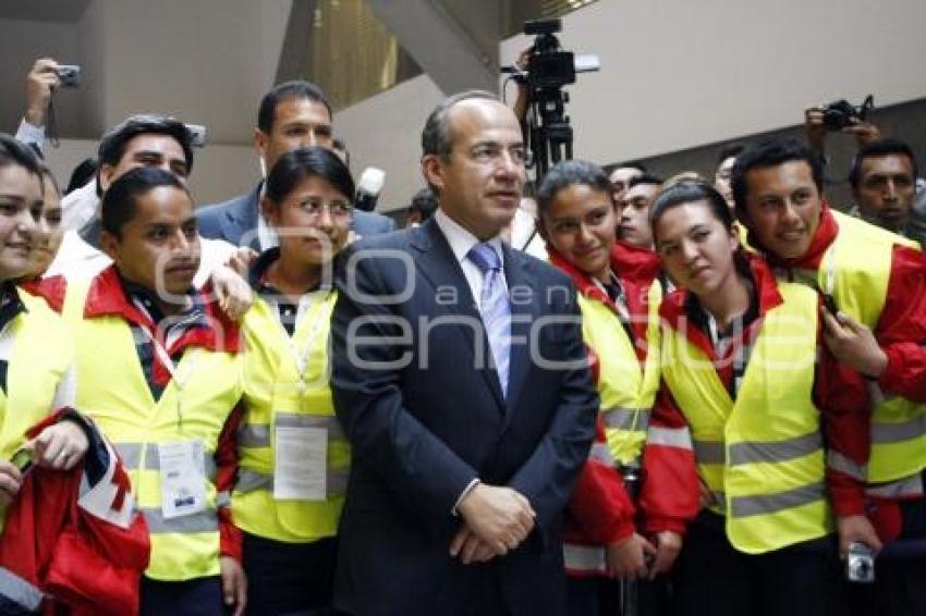 PRESIDENTE DE LA REPÚBLICA. CRUZ ROJA